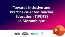 Download TIPOTE Presentation